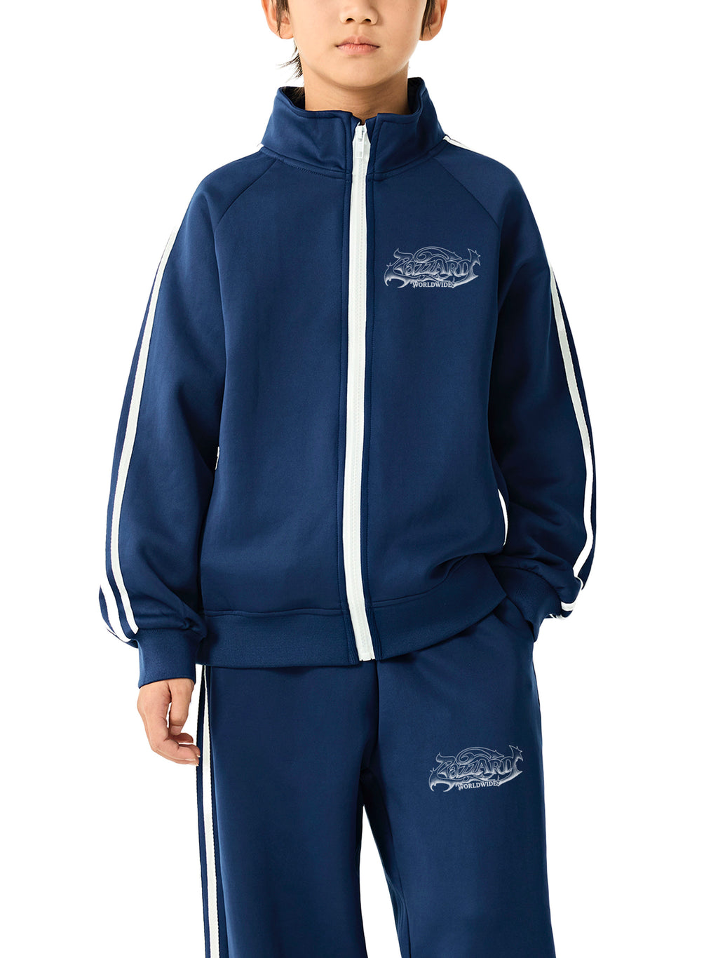 Kids’ Contrast Tape Coach Jacket