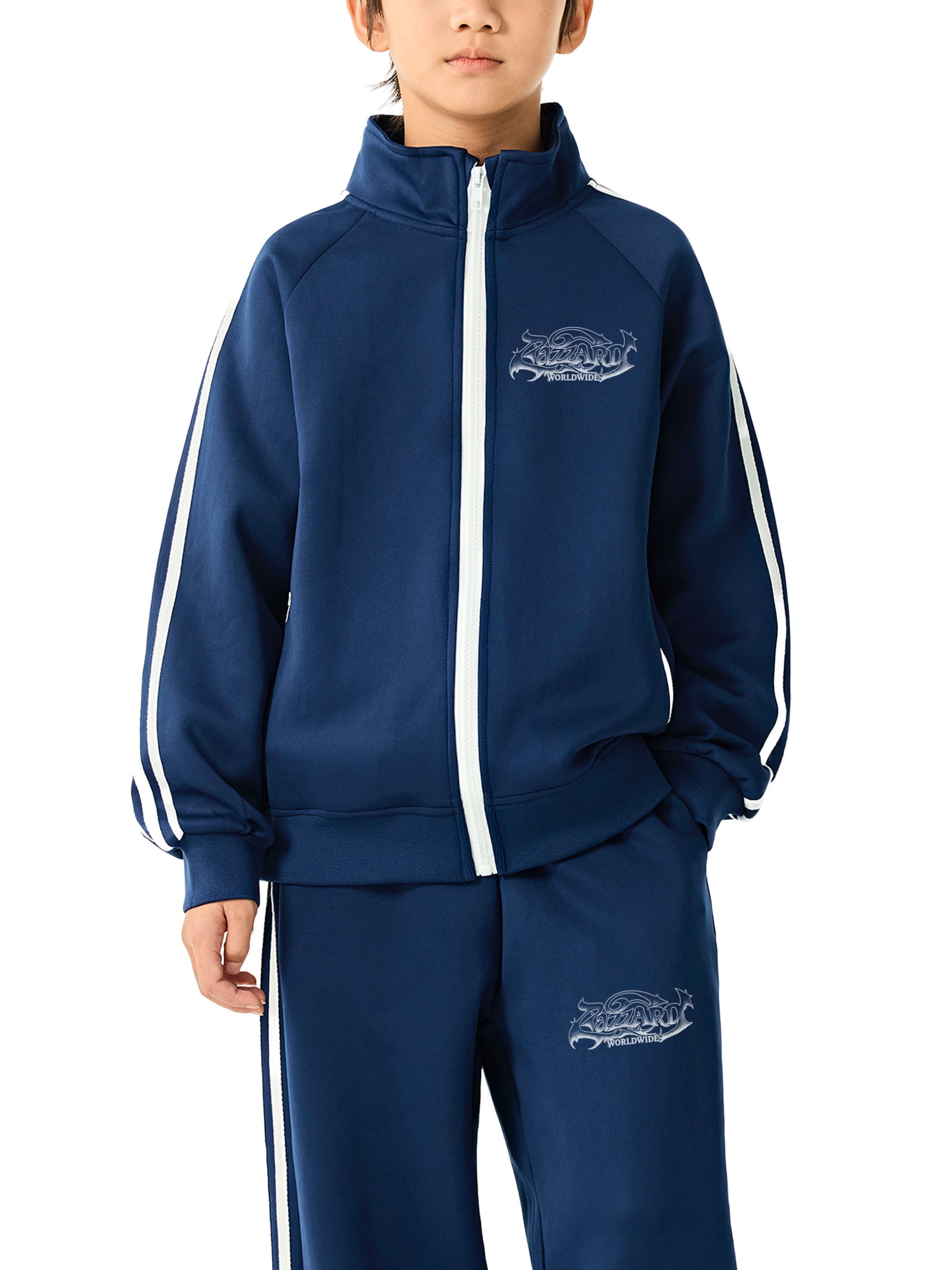Kids’ Contrast Tape Coach Jacket