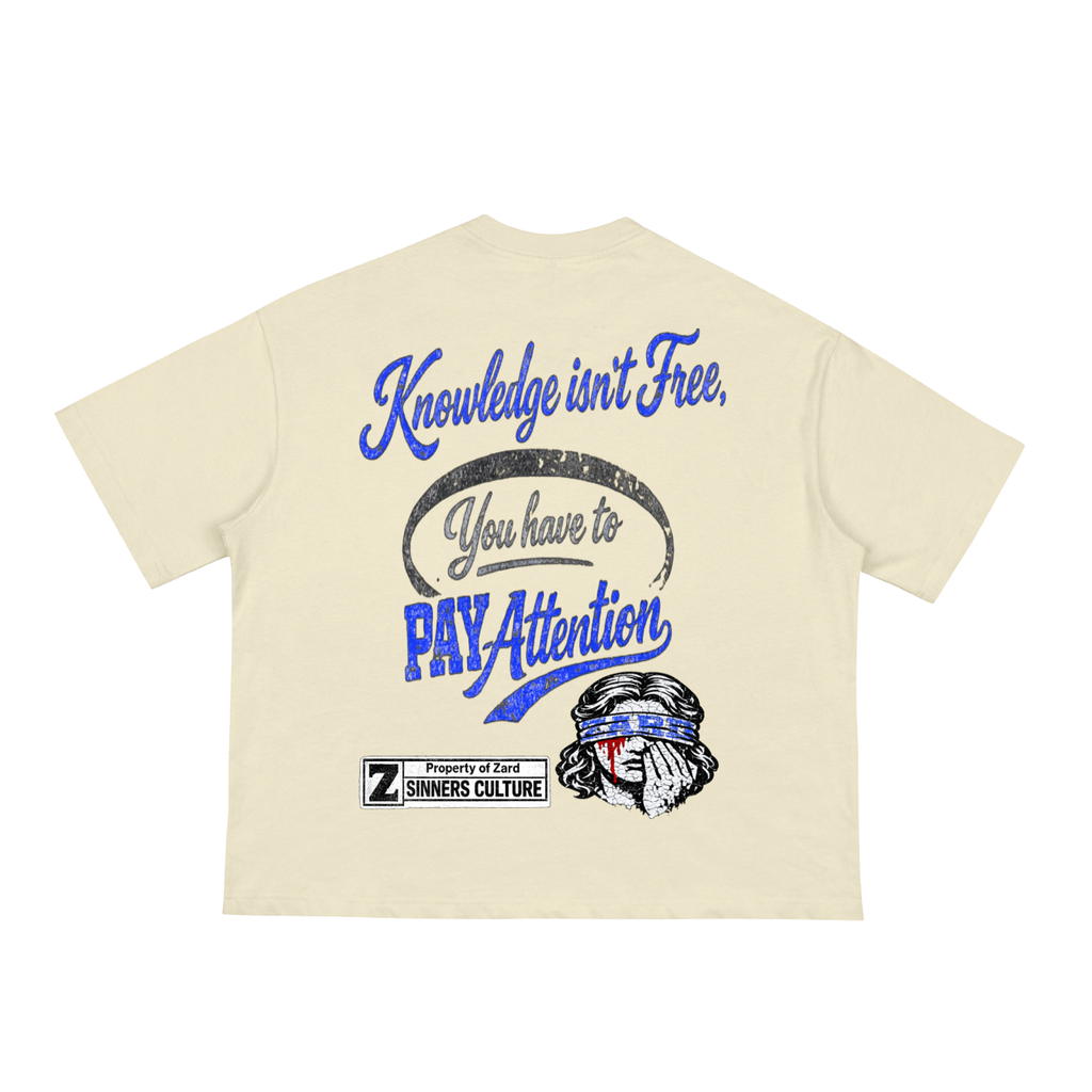 “KIF” Classic Loose Boxy Tee (Royal Blue)