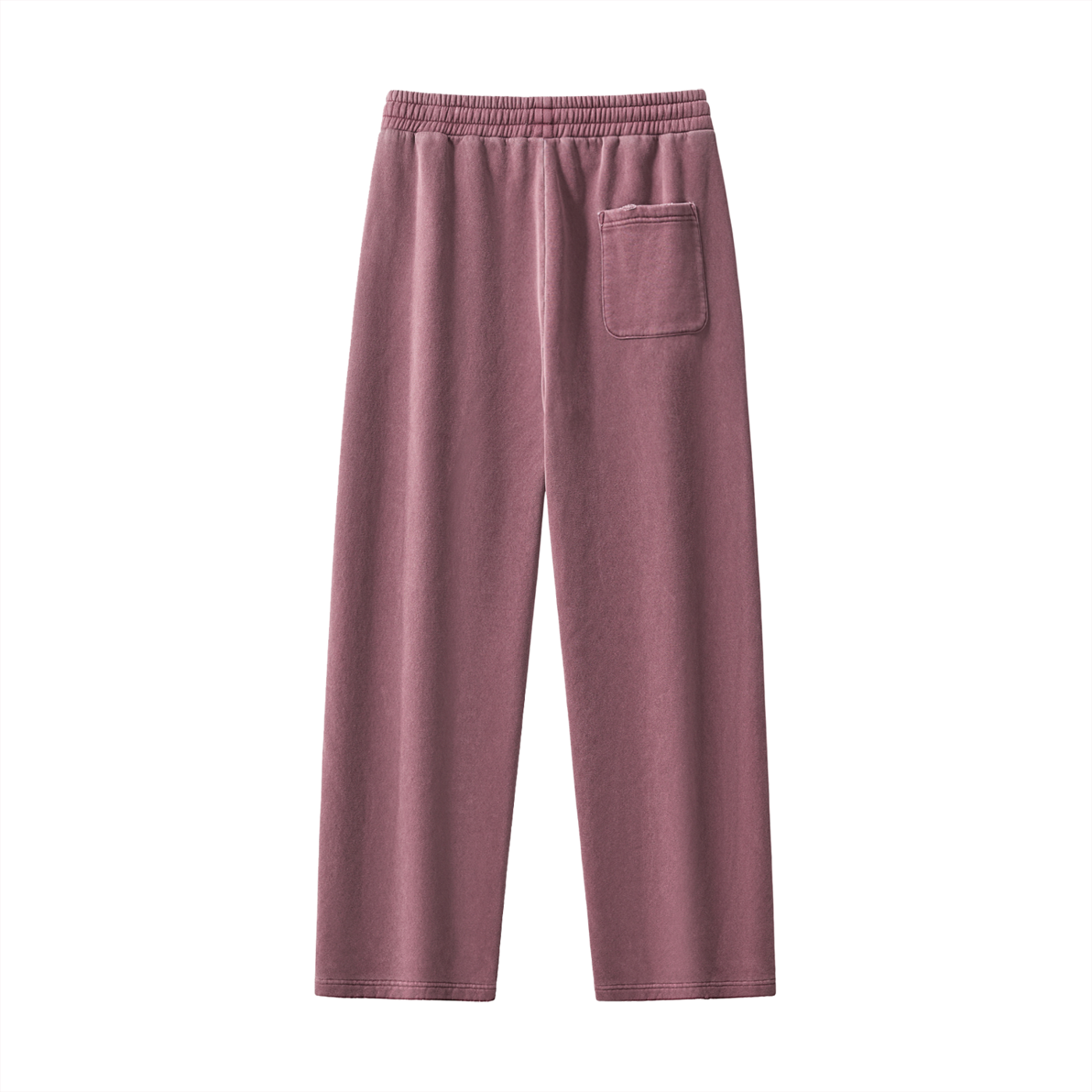 “Sketch” Frayed Enzyme Washed Fleece Bottom