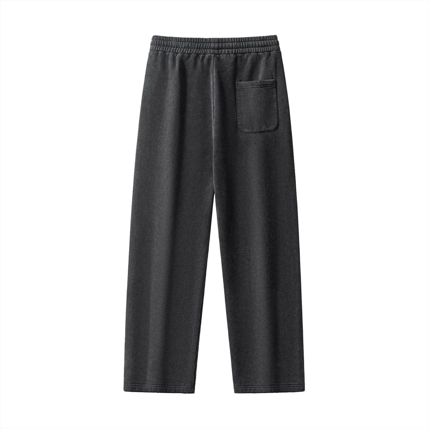 “Sketch” Frayed Enzyme Washed Fleece Bottom