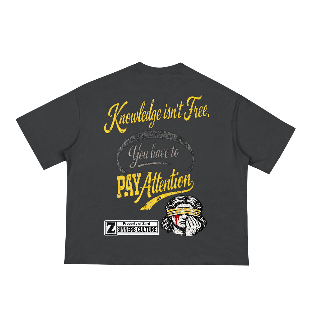 KIF” Classic Loose Boxy Tee (Yellow)