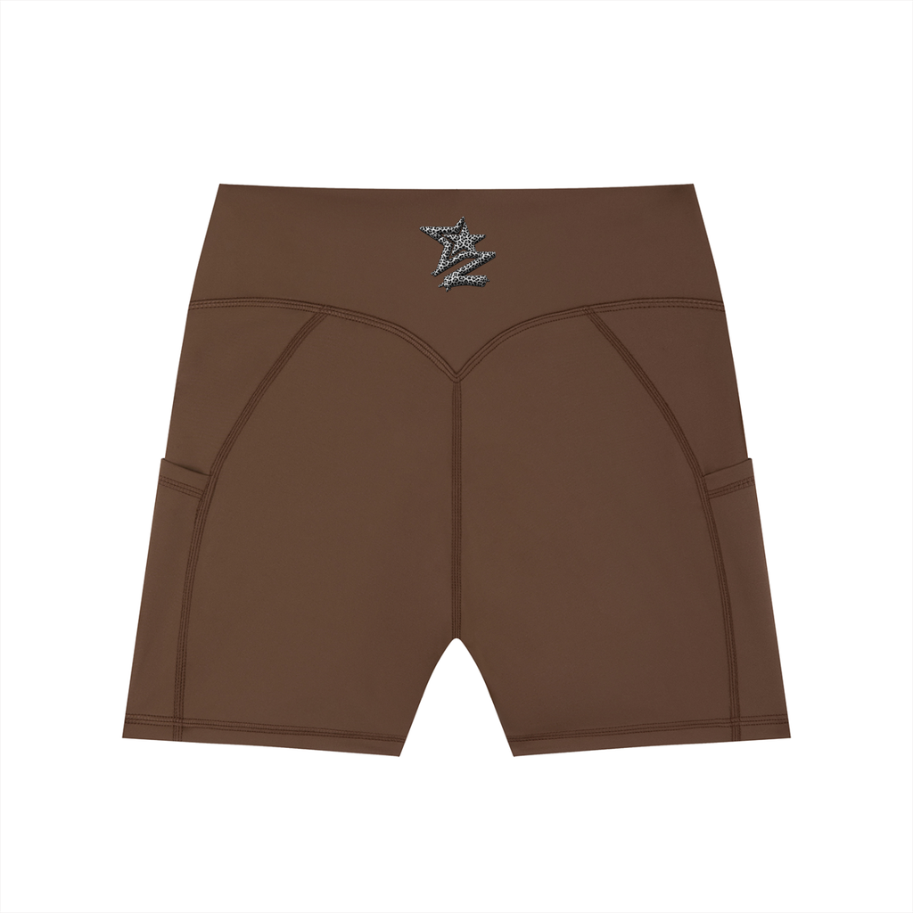 Women's High-Waisted Pocket Biker Shorts