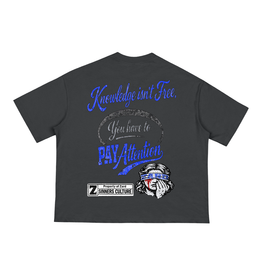 “KIF” Classic Loose Boxy Tee (Royal Blue)