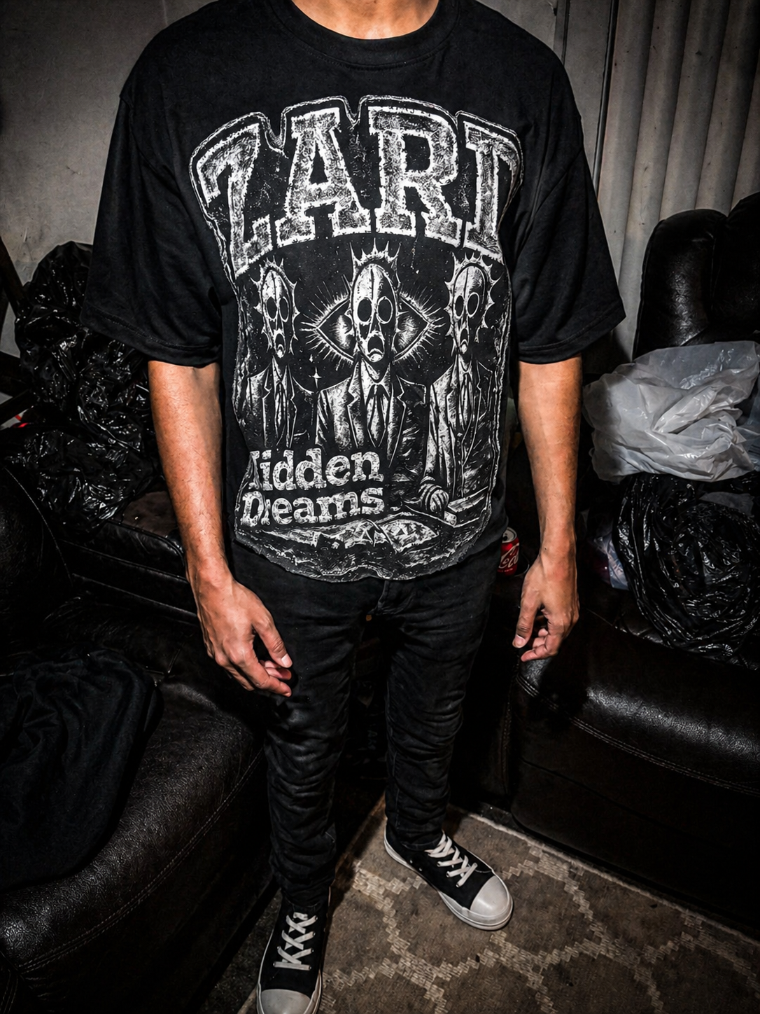 Streetwear Loose Drop Shoulder T-Shirt