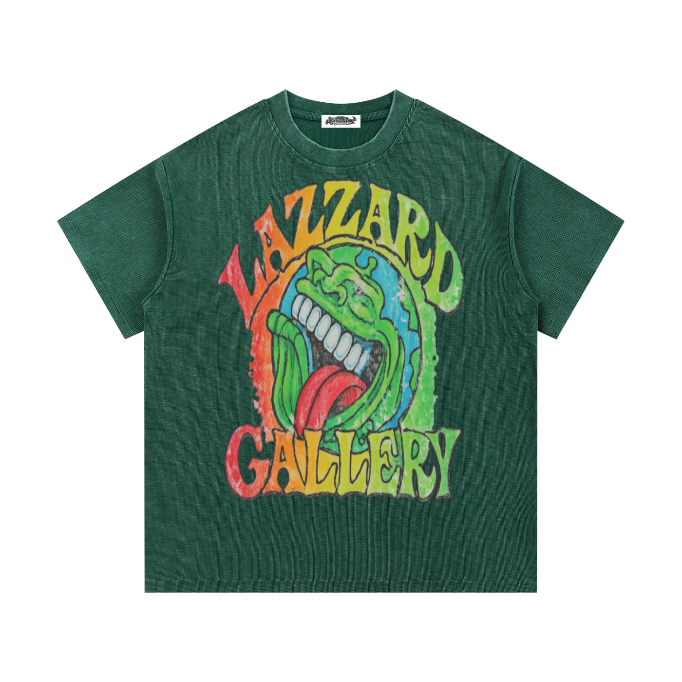 Mineral Wash Waffle Knit T-Shirt