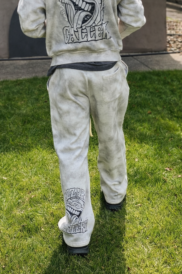 Dirty Washed Fleece Sweatpants