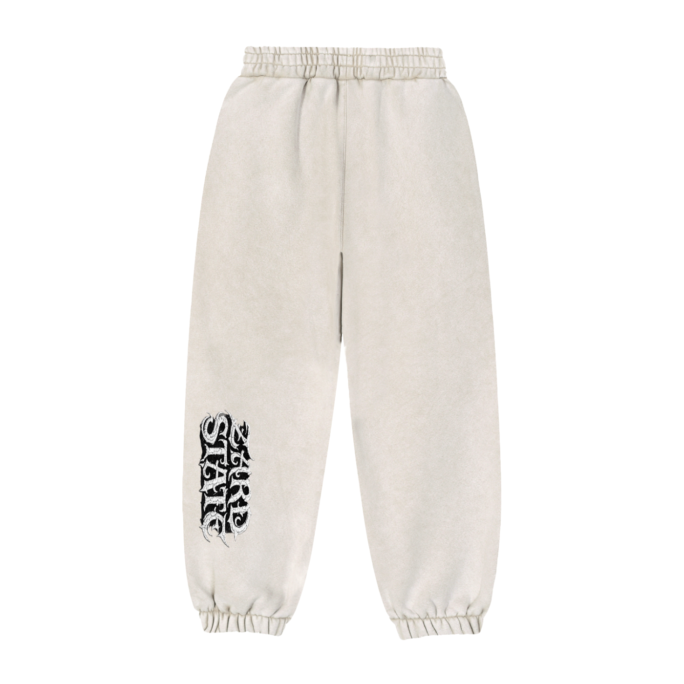 “Zard State” Snow-washed Joggers