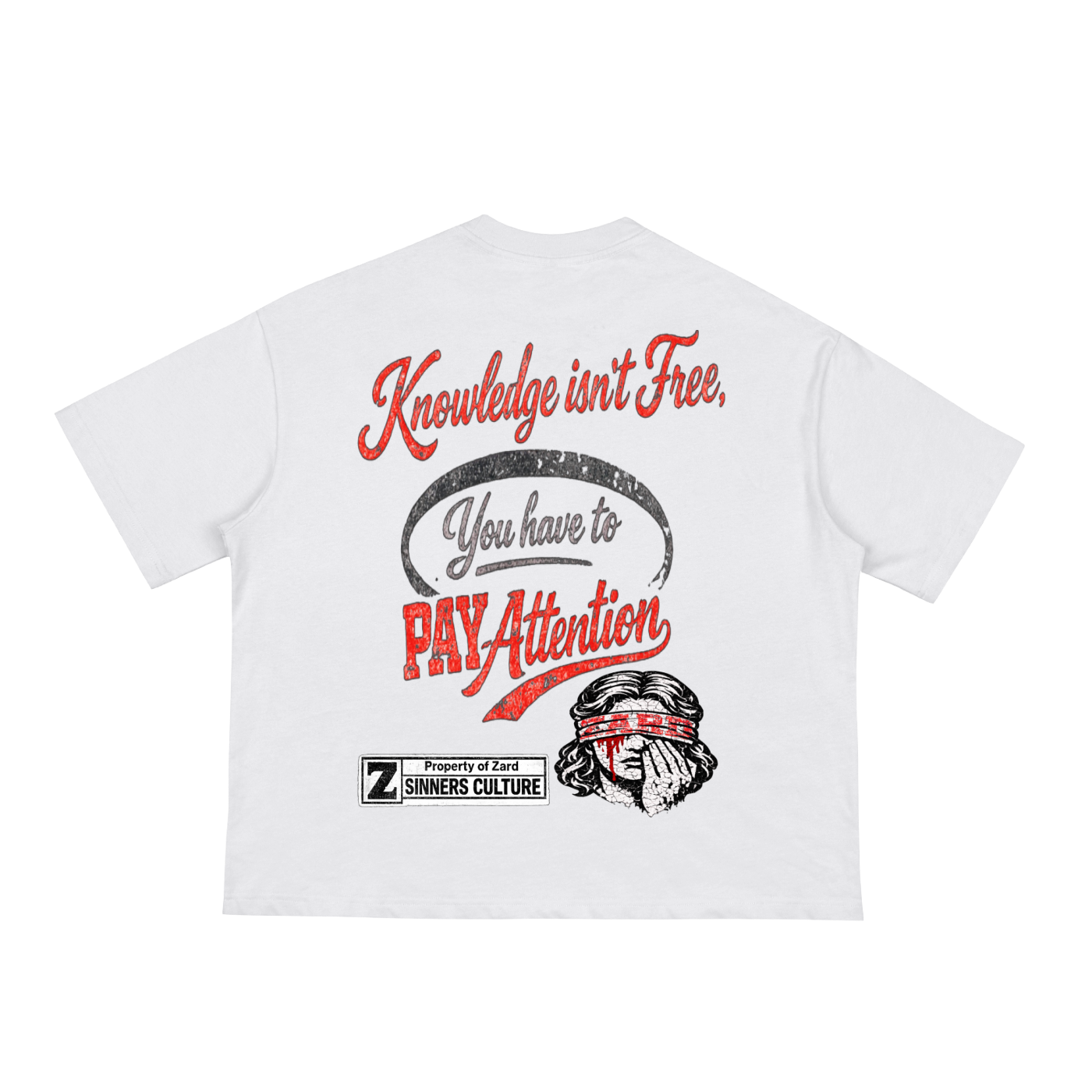 “KIF” Classic Loose Boxy Tee (Red)