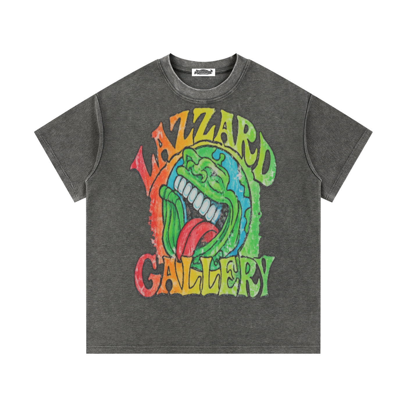 Mineral Wash Waffle Knit T-Shirt