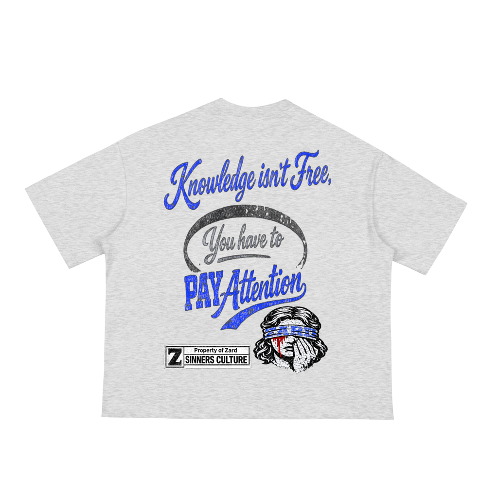 “KIF” Classic Loose Boxy Tee (Royal Blue)