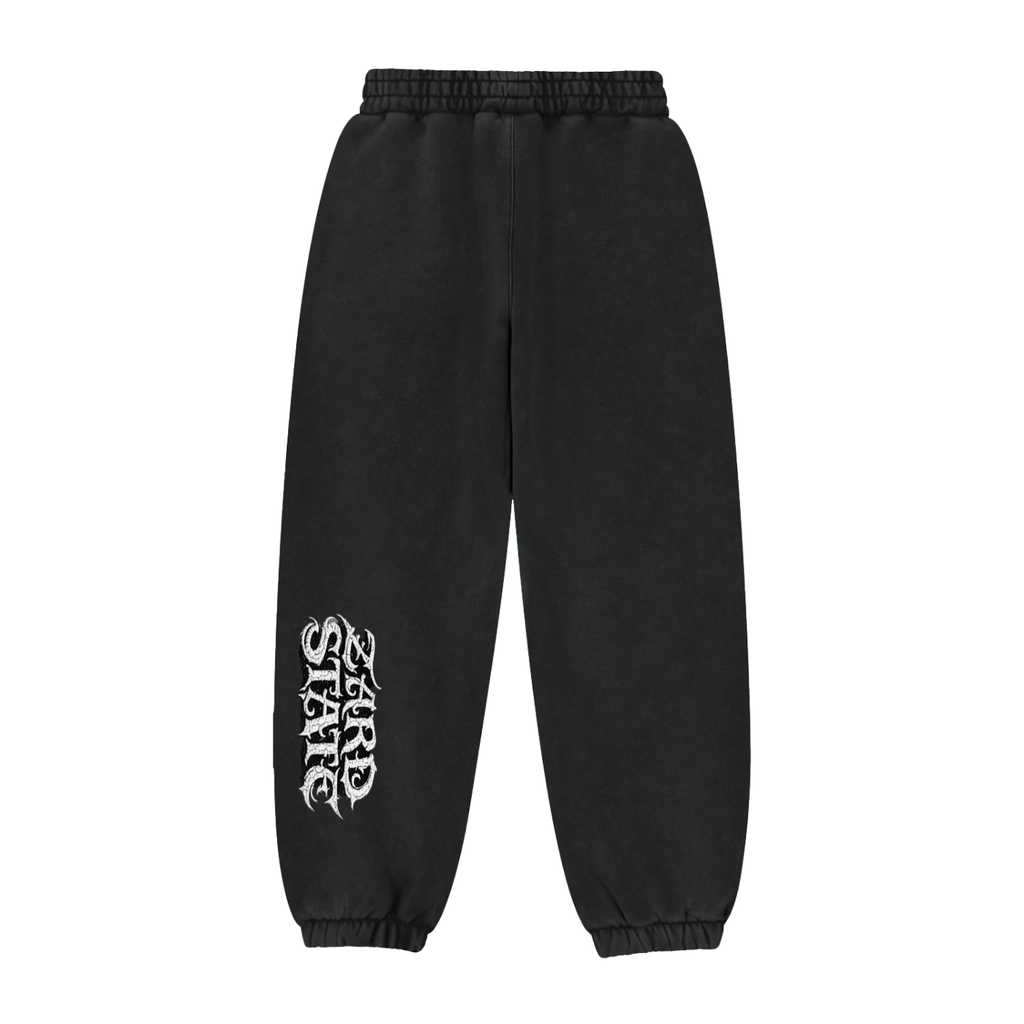 “Zard State” Snow-washed Joggers