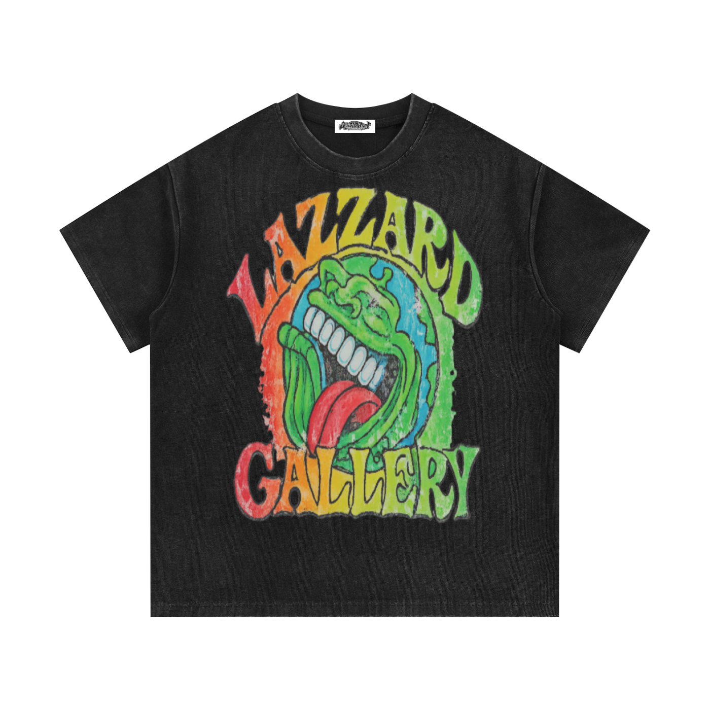 Mineral Wash Waffle Knit T-Shirt