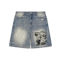 Denim,Unisex,bottoms,shorts