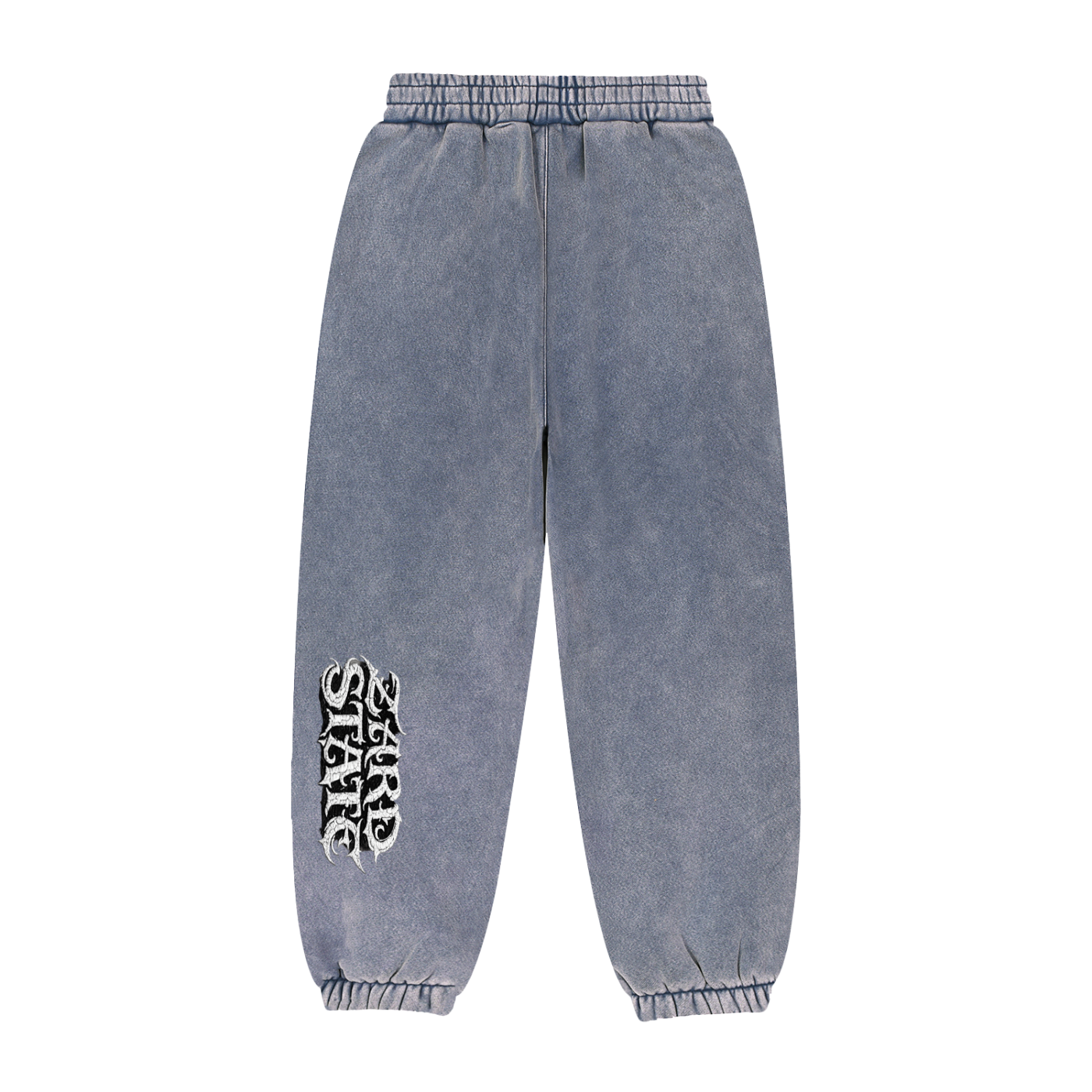 “Zard State” Snow-washed Joggers