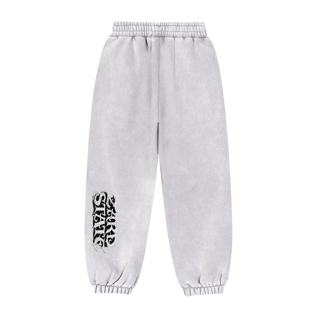 “Zard State” Snow-washed Joggers