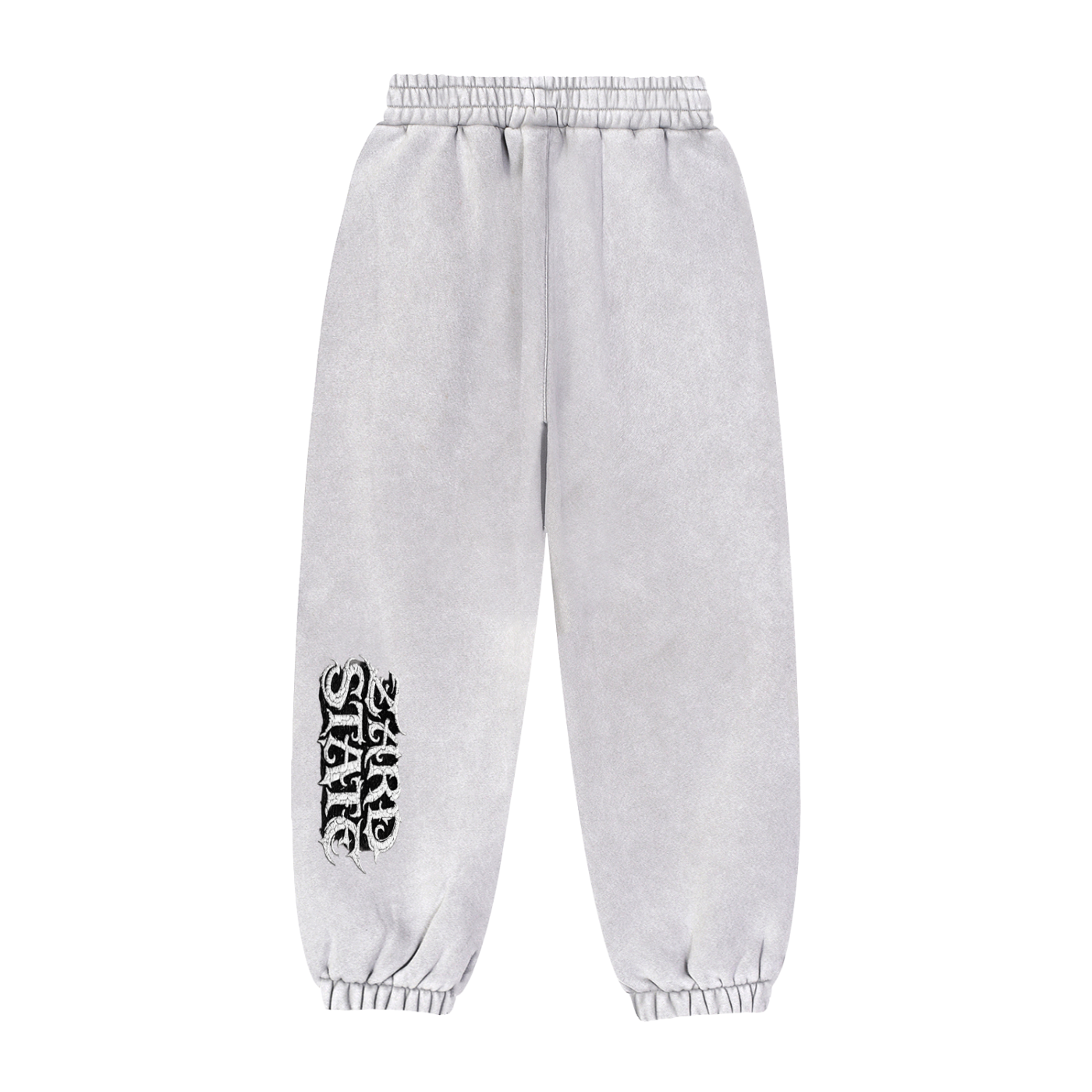 “Zard State” Snow-washed Joggers
