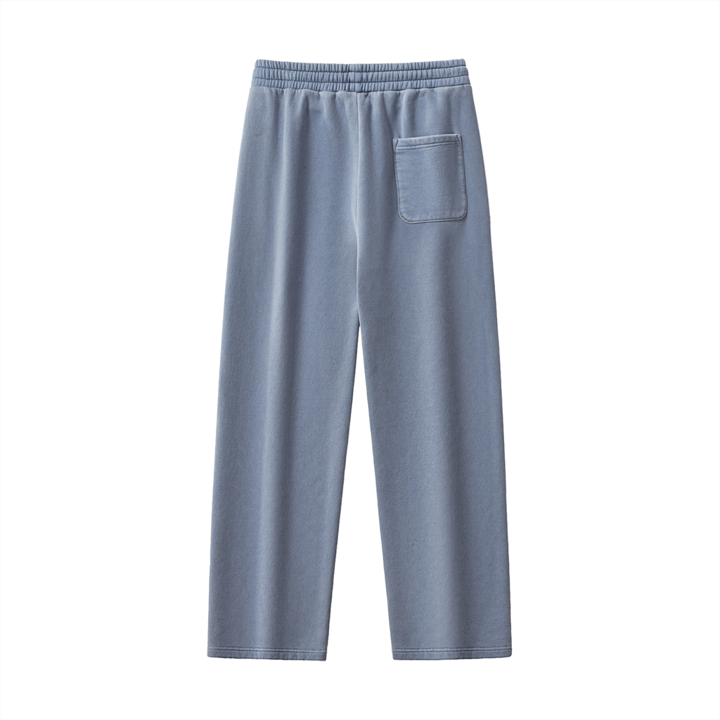 “Sketch” Frayed Enzyme Washed Fleece Bottom