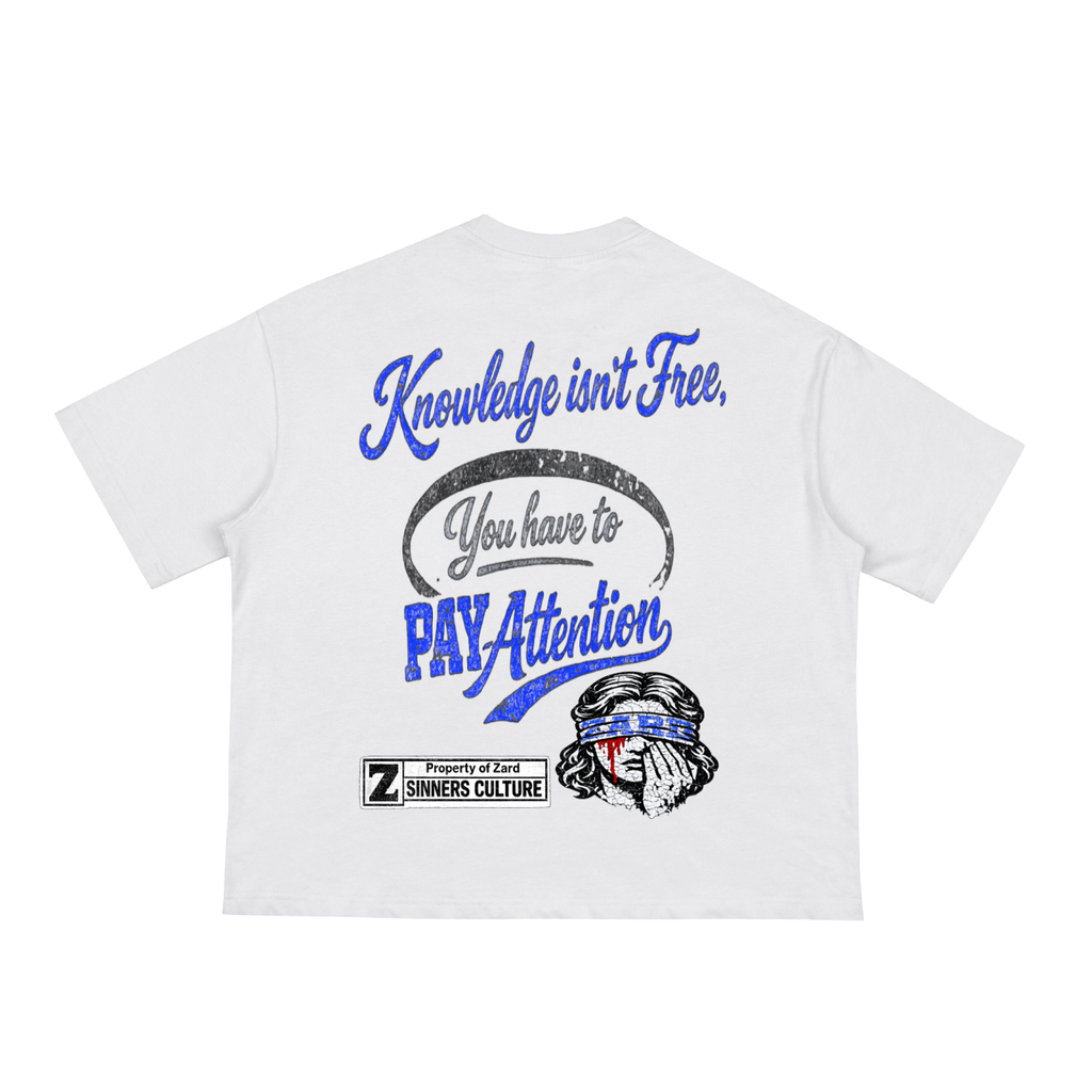 “KIF” Classic Loose Boxy Tee (Royal Blue)