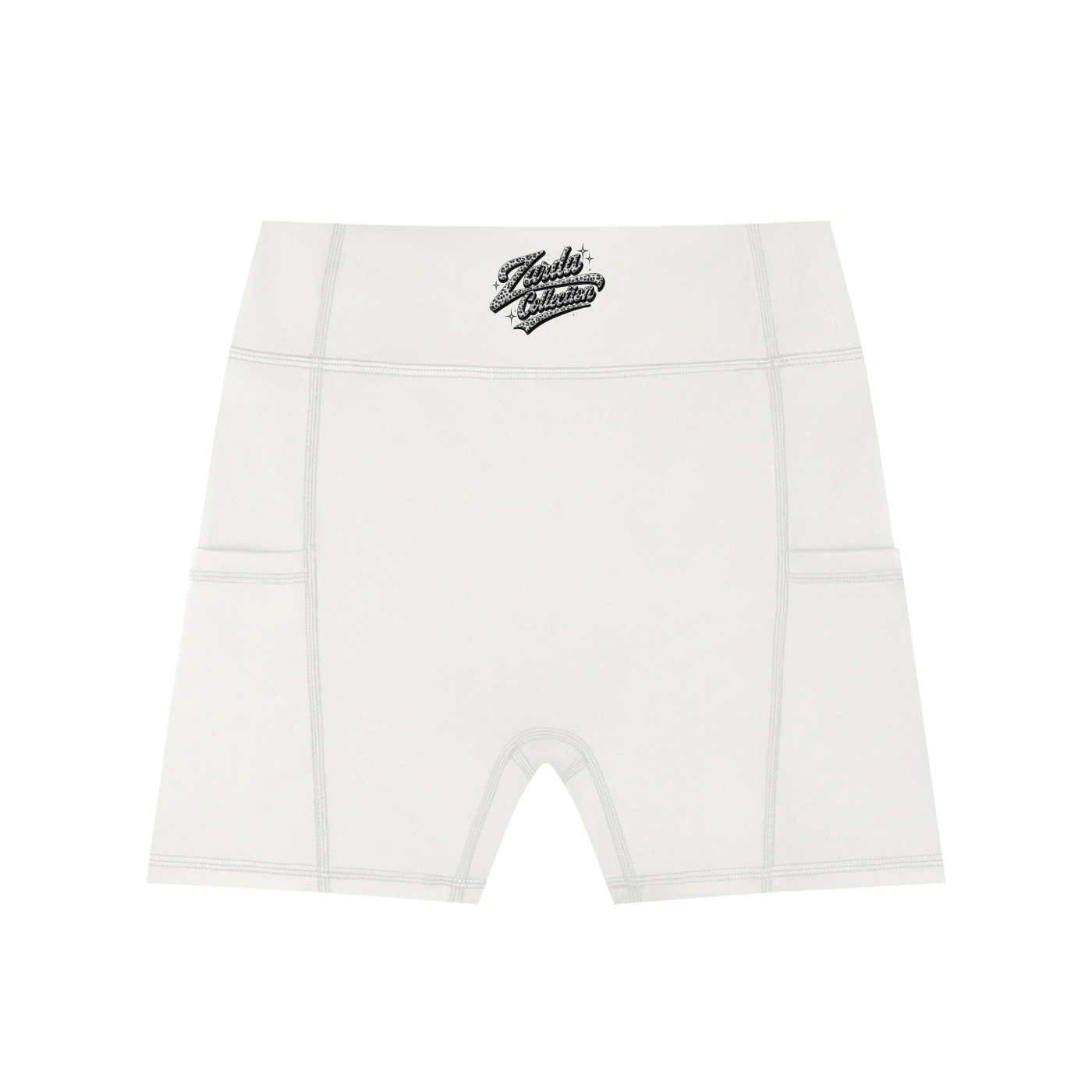 Women's High-Waisted Pocket Biker Shorts