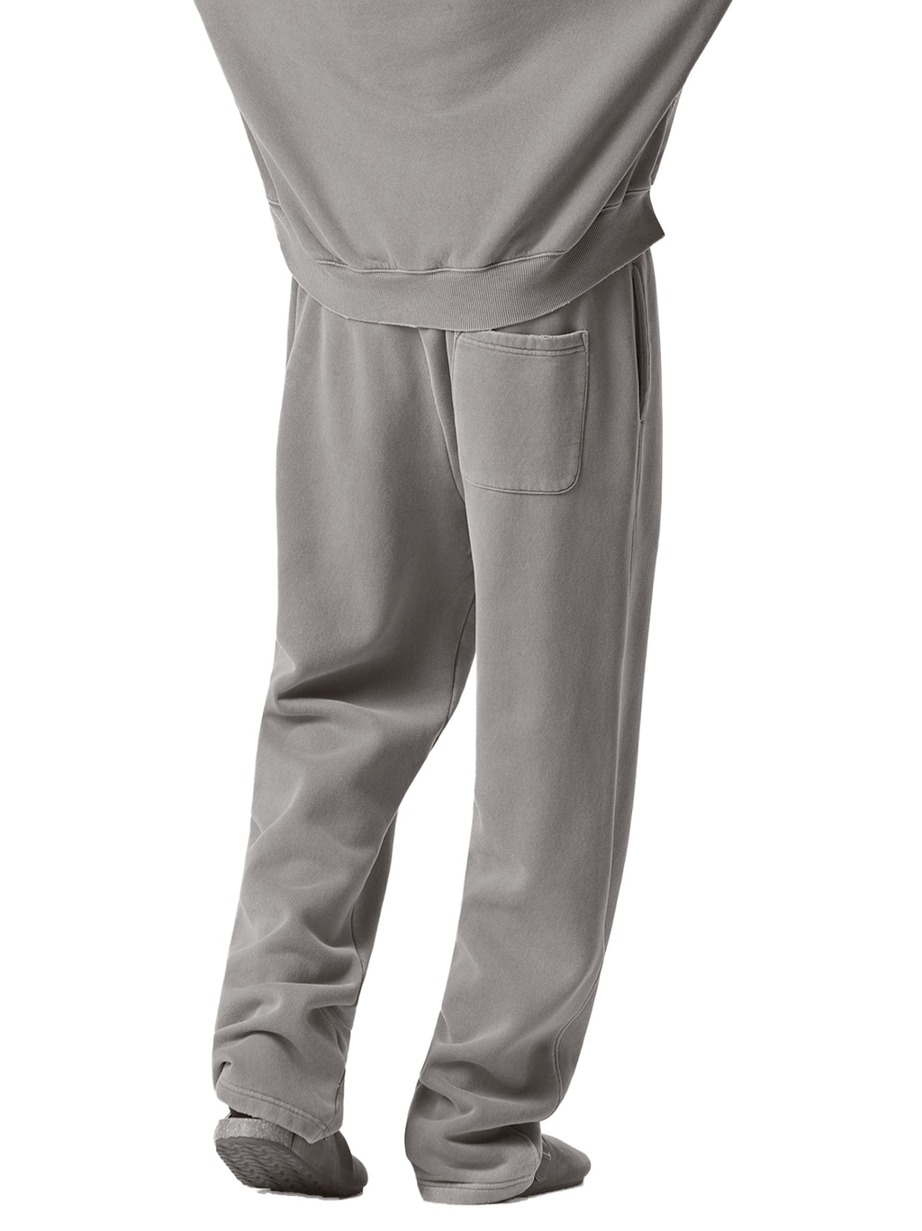 “Sketch” Frayed Enzyme Washed Fleece Bottom