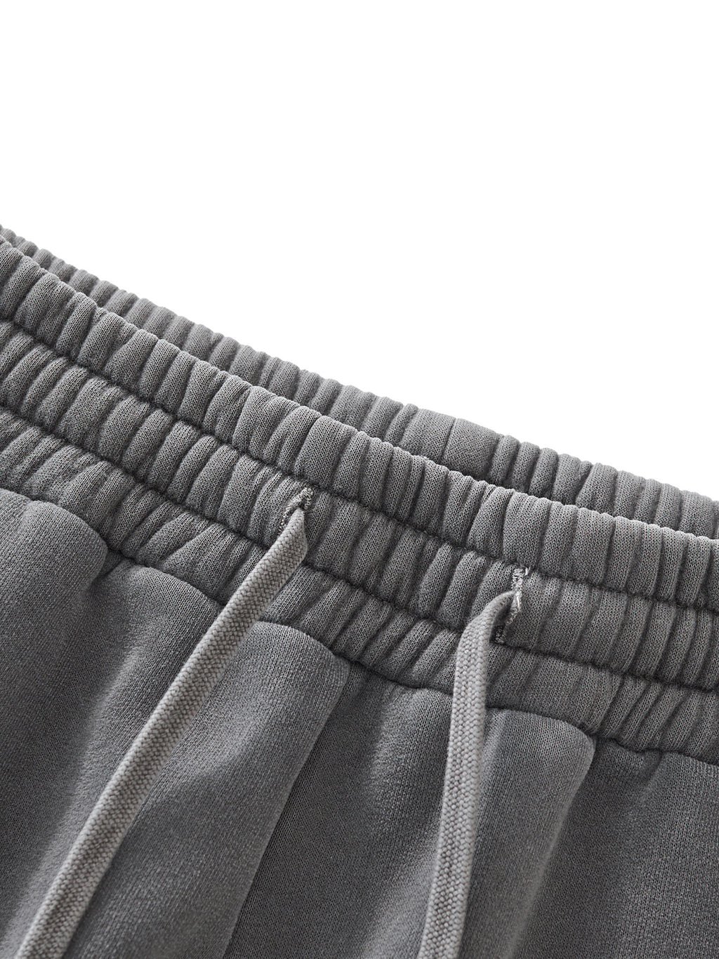 “Sketch” Frayed Enzyme Washed Fleece Bottom