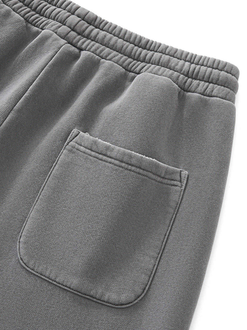 “Sketch” Frayed Enzyme Washed Fleece Bottom