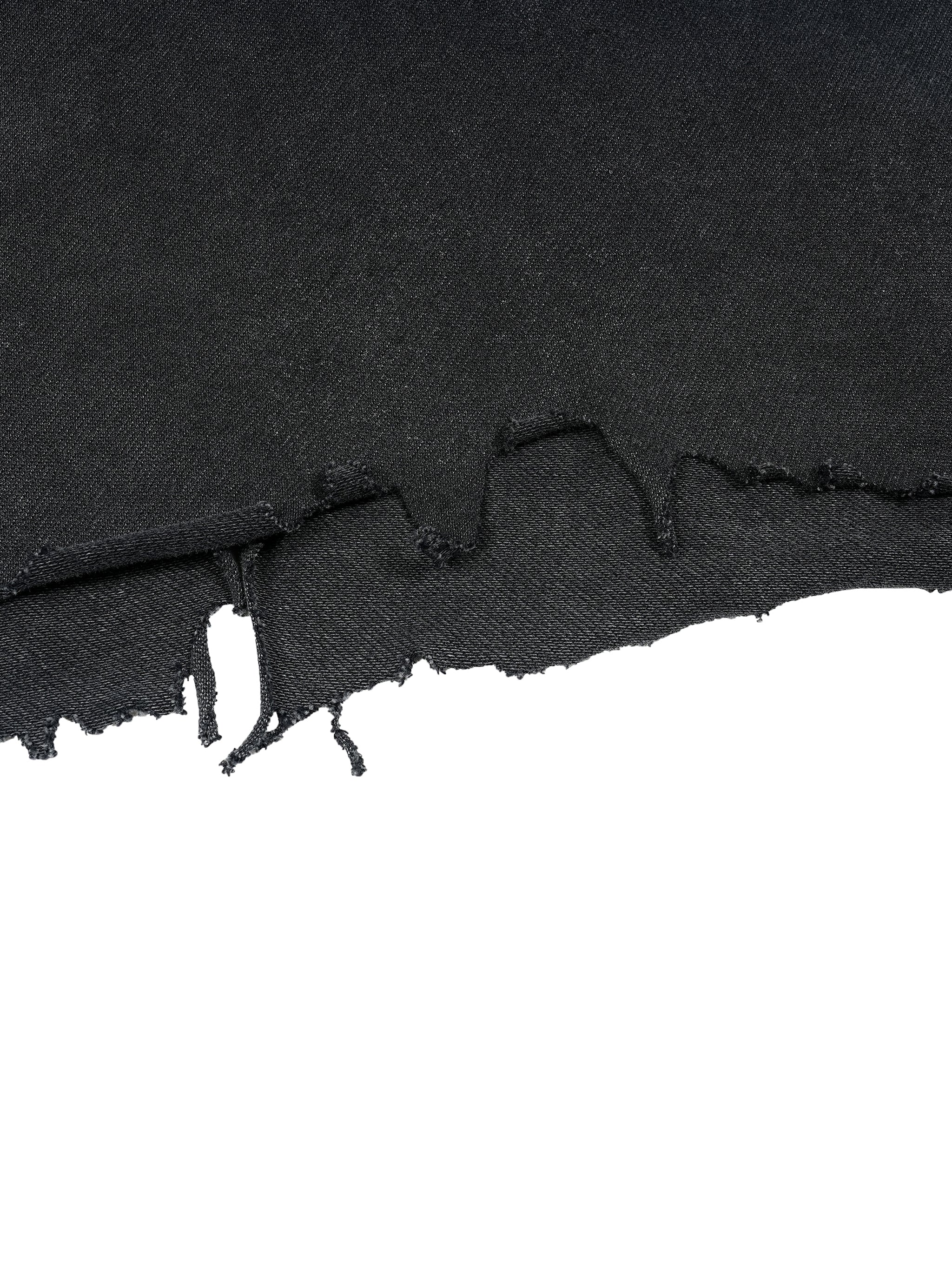 “No Signal” Vintage Wash Boxy Distressed Hem Tee